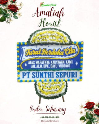 Papan Bunga Duka di Panyirapan